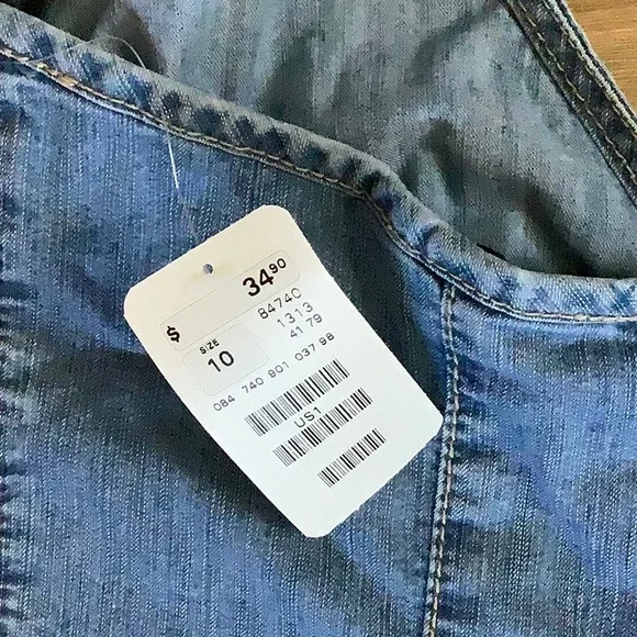 Denim halter summer dress - Picture 4 of 4